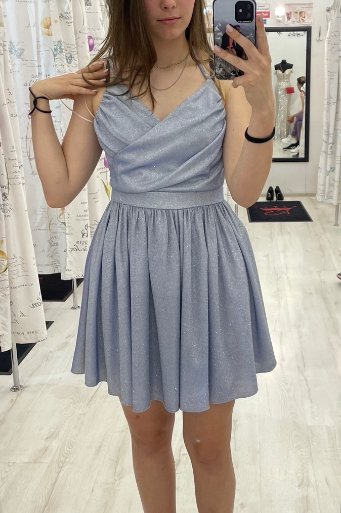 Trblietavé šaty vel 36 - 3