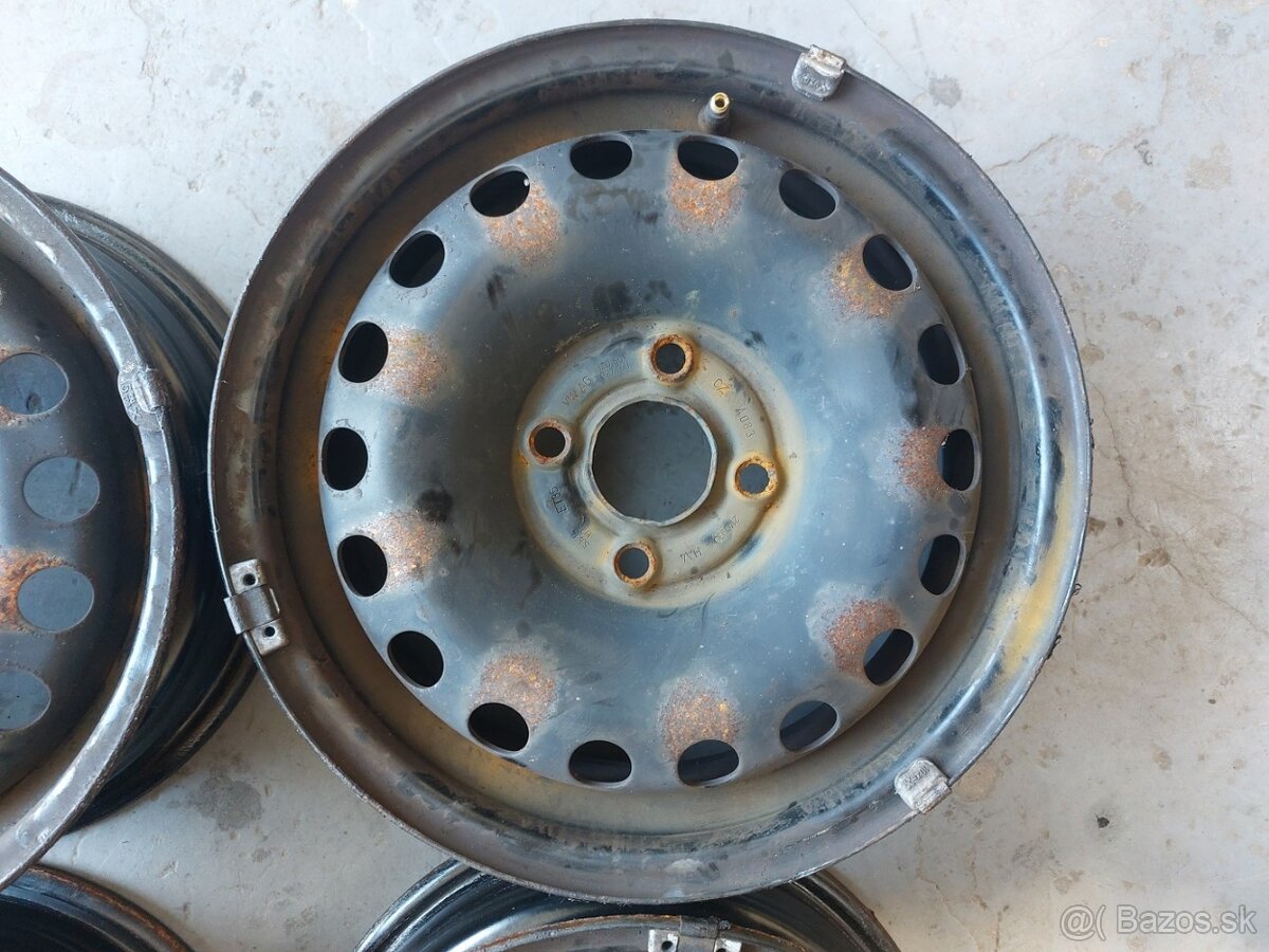 PLECHOVÉ DISKY R14 4X100 5JX14 ET35 CITIGO, VW UP, SEAT MII - 3