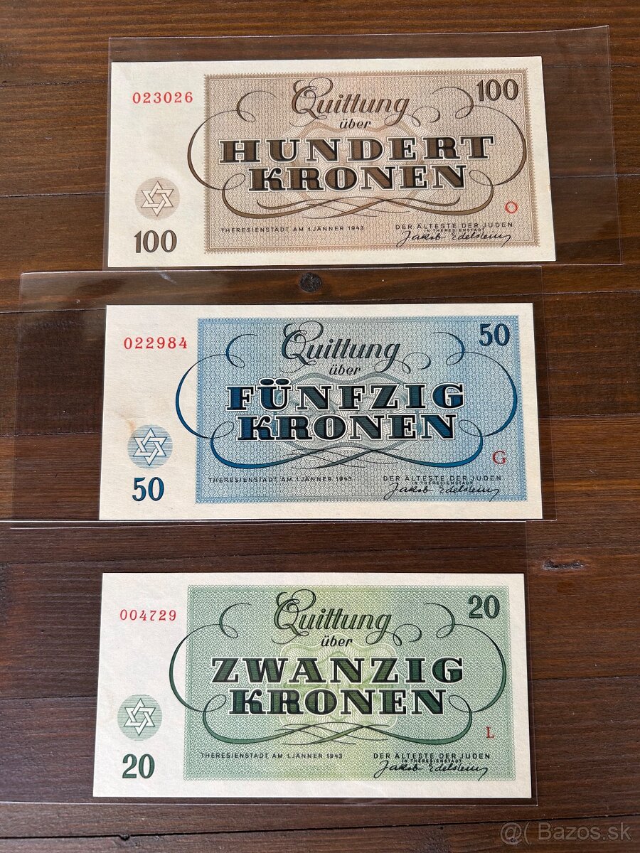 Terezínske bankovky – historická rarita z obdobia vojny - 3