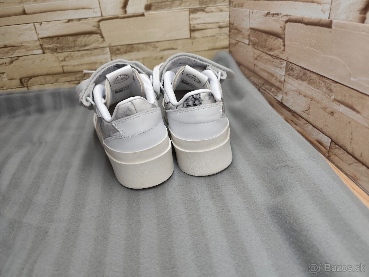 Adidas 38 - dámske kožené biele tenisky - 3