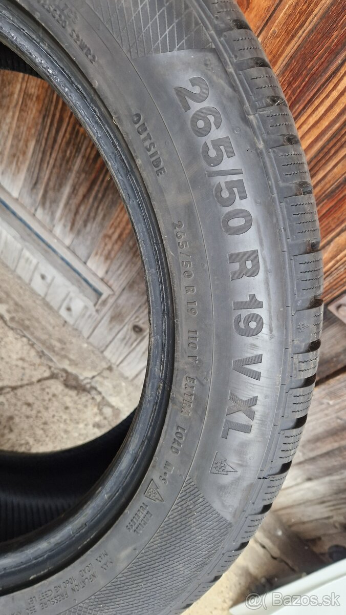 ZIMNE PNEU 265 50 R19 XL 110V CONTI TS 850 P - 3
