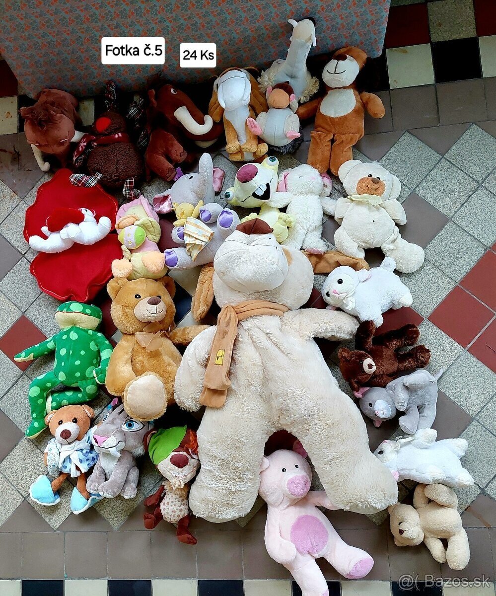 Plyšové hračky 184ks - 3