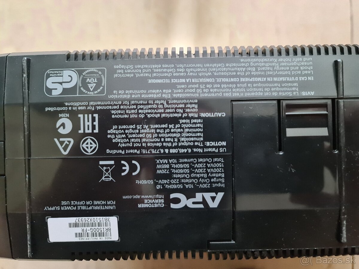 APC Power Saving Back-UPS Pro 1500 Eurozásuvka - 3