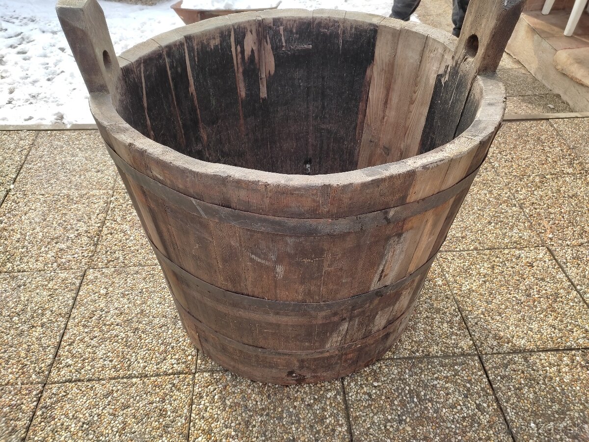 Kolesá drevene a drevené kade - 3