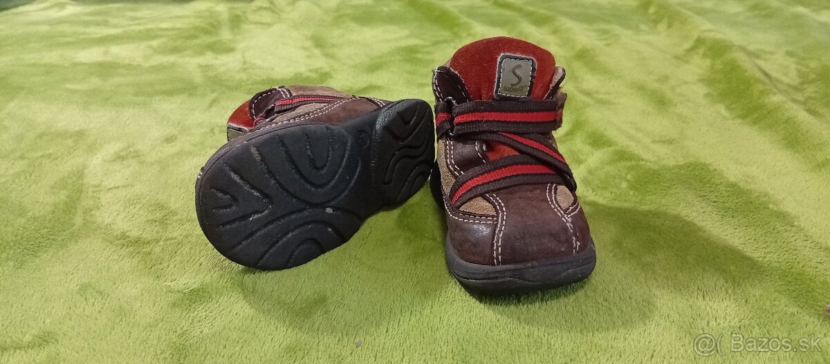Kožené prechodné topánky v.22 - 3