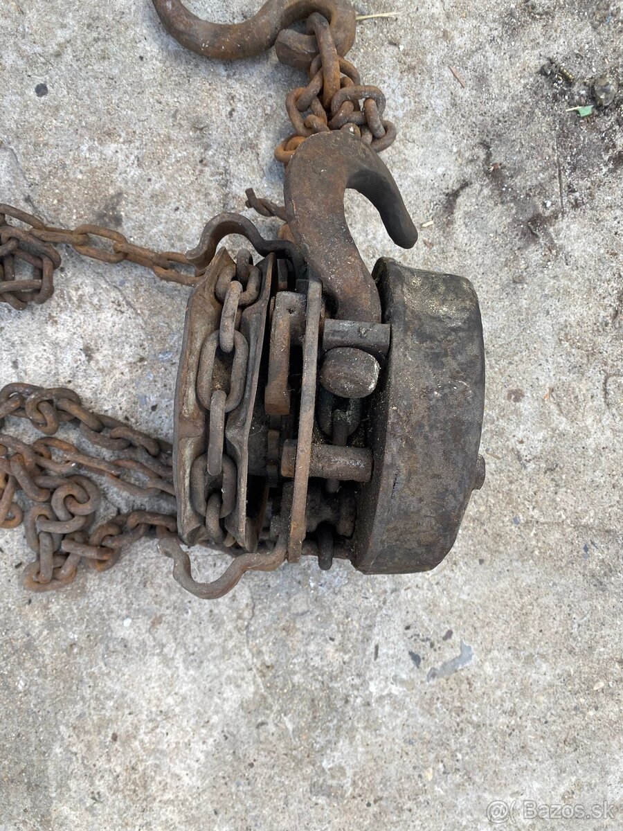 Reťazova kladka - kladkostroj - 3