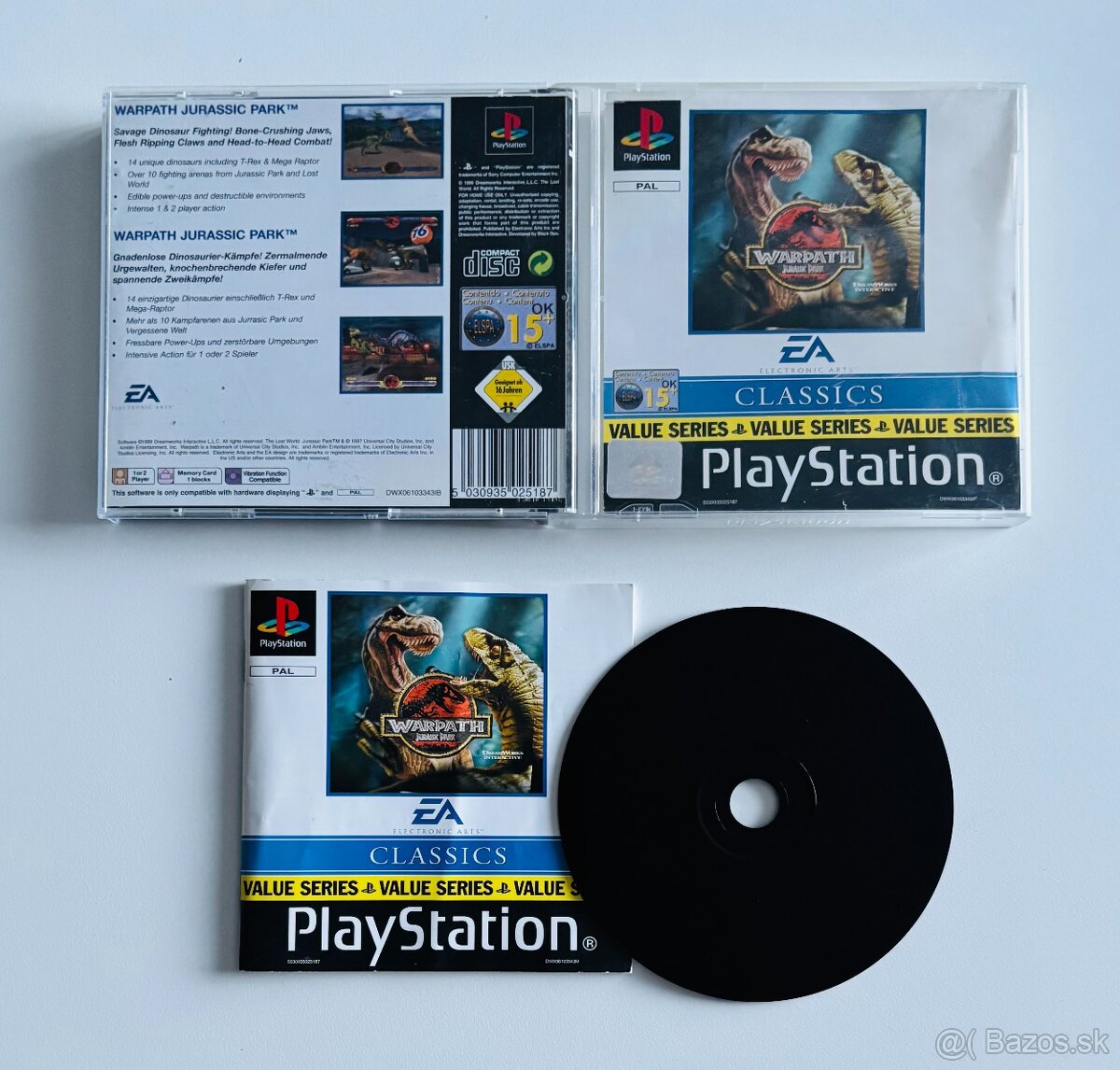 Warpath Jurassic Park Playstation 1 / PS1 - 3