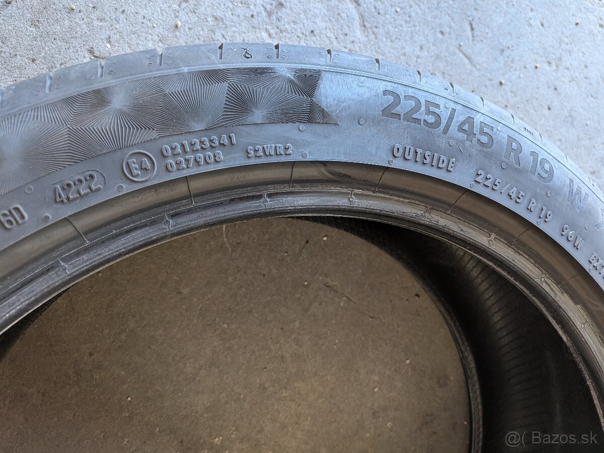 225/45 r19 continental - 3