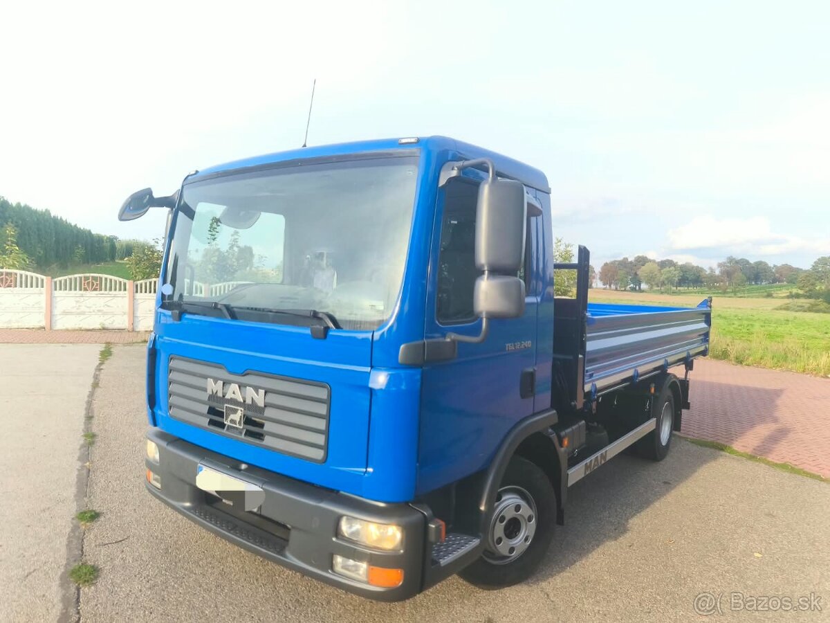 Man TGL 12.240 Trojstranný sklápač / vyklápač - 3