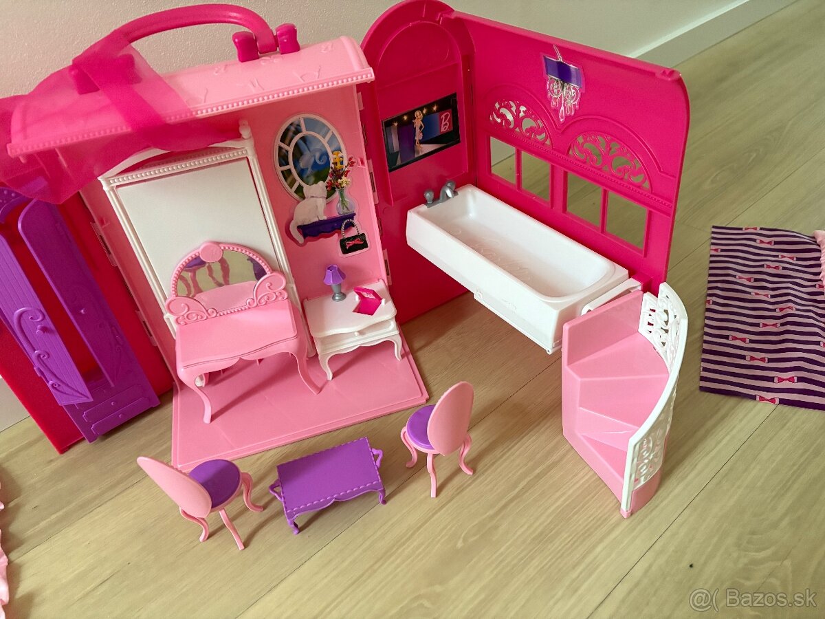 Prenosný BARBIE DOM - 3