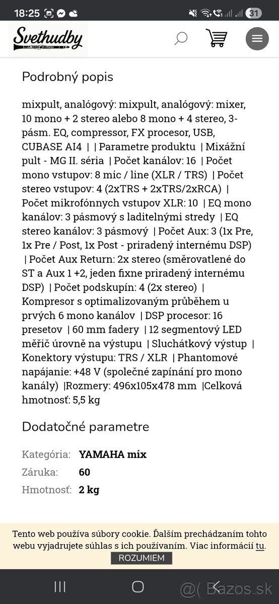 Mixažny pult Yamaha - 3