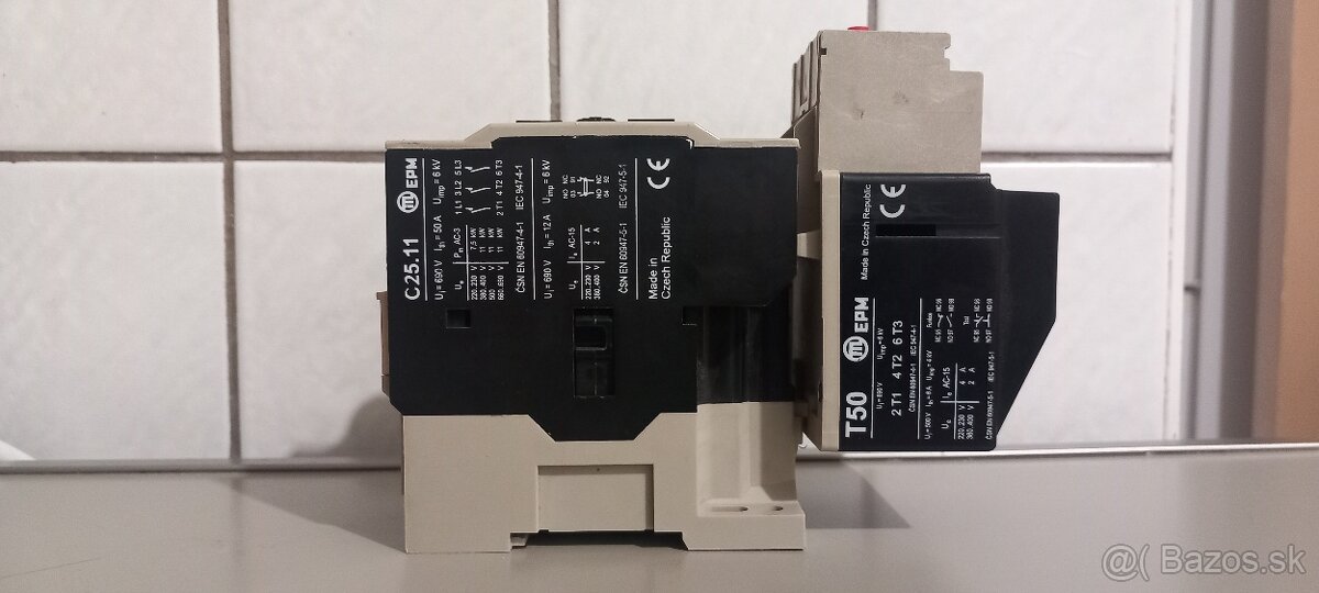 Predám stykač s tepelnou ochranou EPM - 3