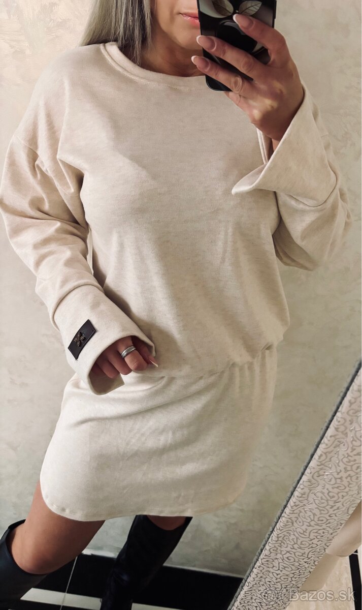 Damske pohodlne šatičky Ema cream - 3