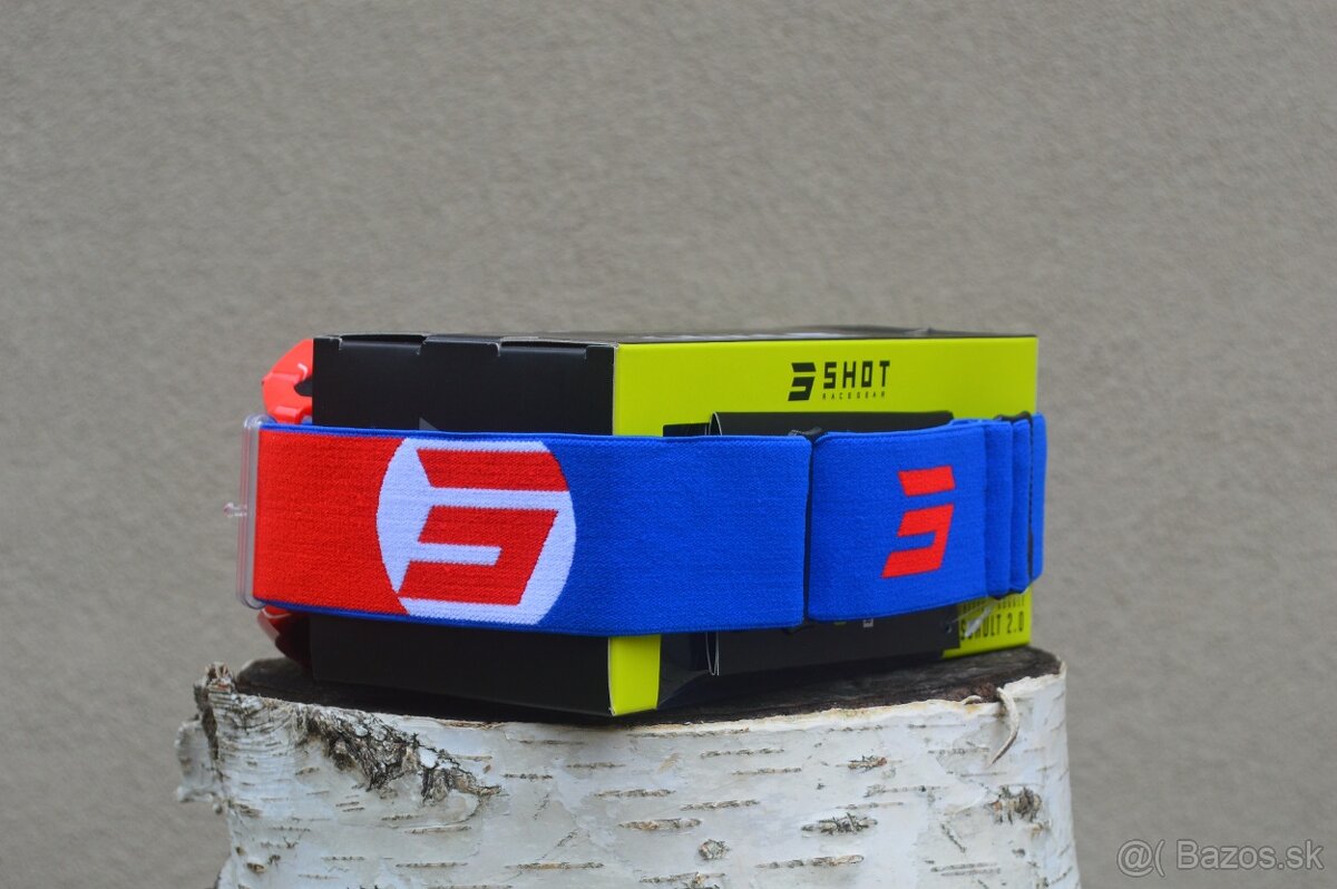 SHOT okuliare brile červené modré - 3