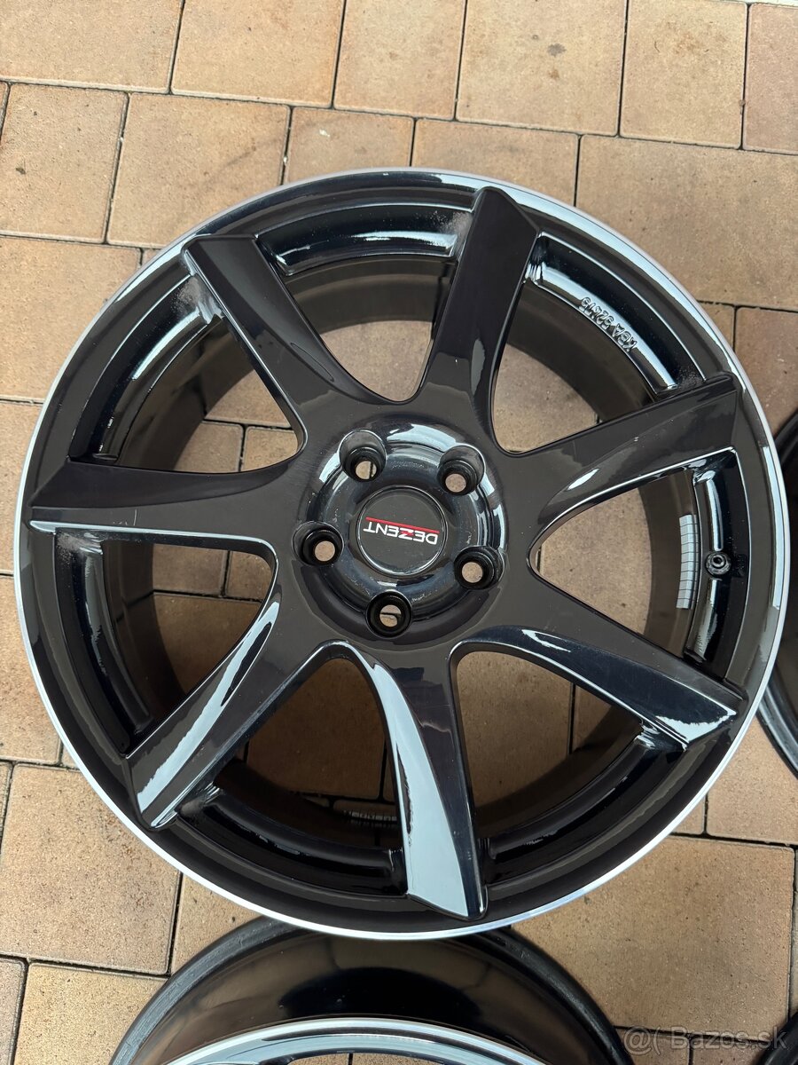 Sada 4x ALU diskov Dezent rozteč 5x112 66,6+krúžky 57,1 - 3