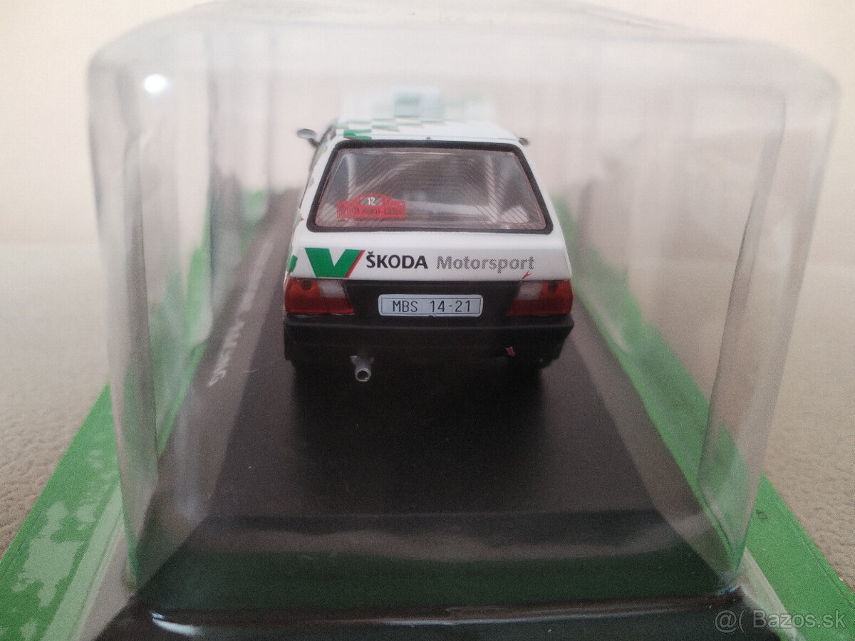 Predám model Škoda Favorit Rally v mierke 1:43 od DeAgostini - 3