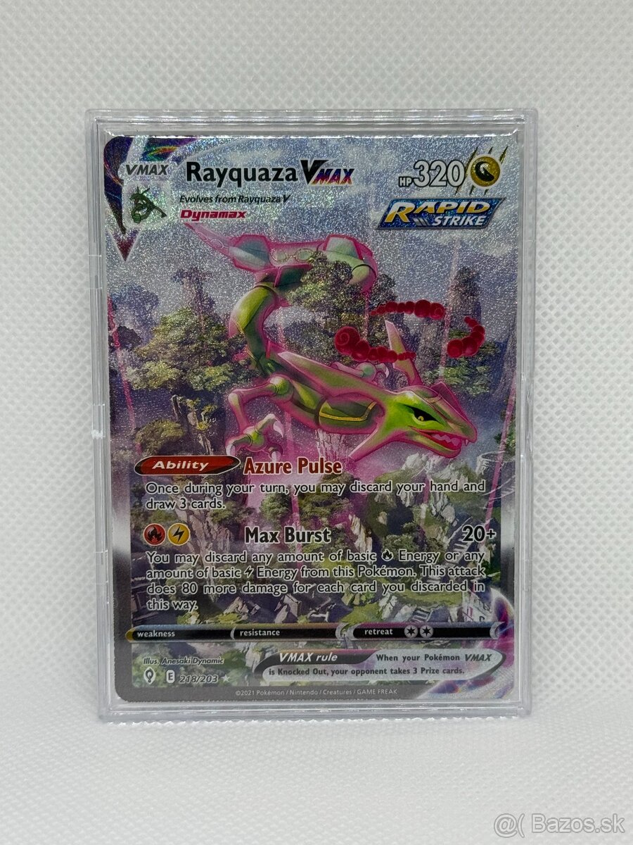 Pokémon karta Rayquaza VMAX 111/203 – Evolving Skies – EX - 3