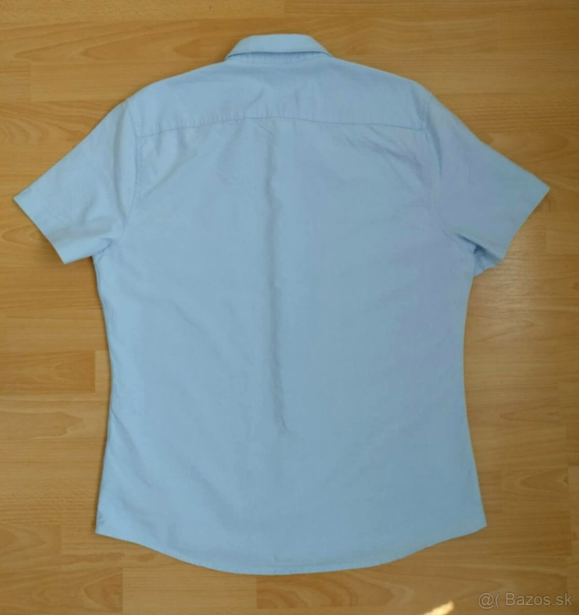 Mužské bledomodrá košeľa s krátkym rukávom (F&F) - 3