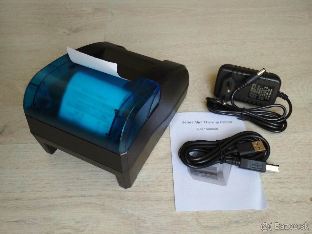 Termotlačiareň 58mm, USB, Bluetooth - 3