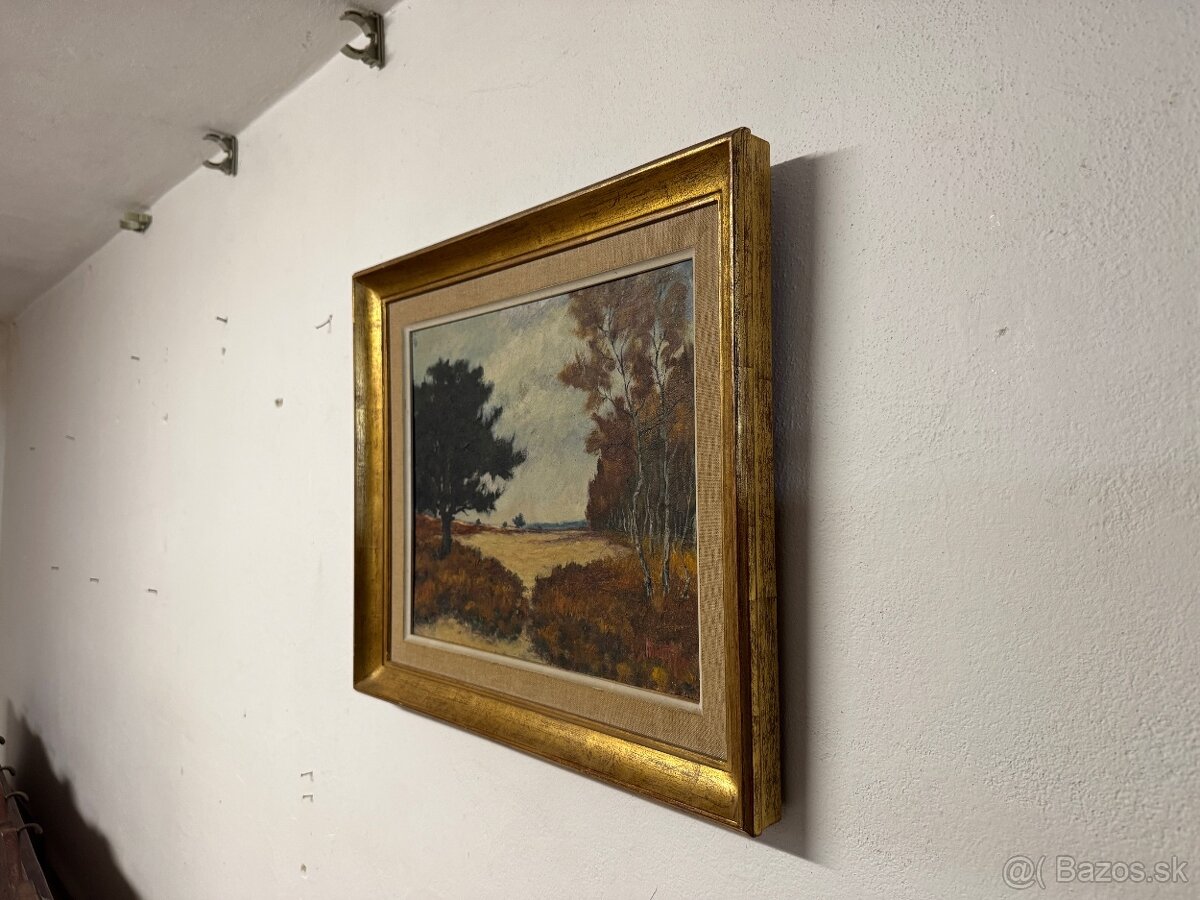 Starožitný obraz - Louka - 3