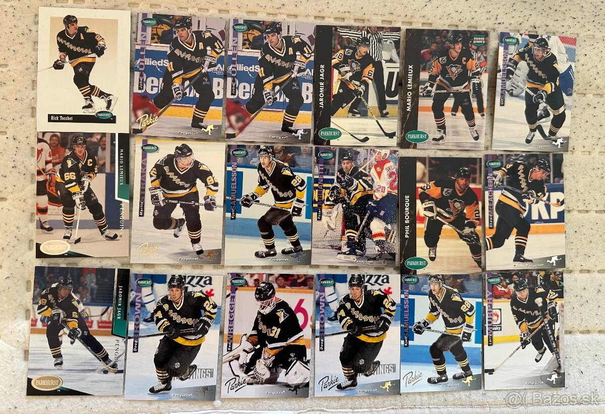 Predám hokejové kartičky Pittsburgh Penguins - 3