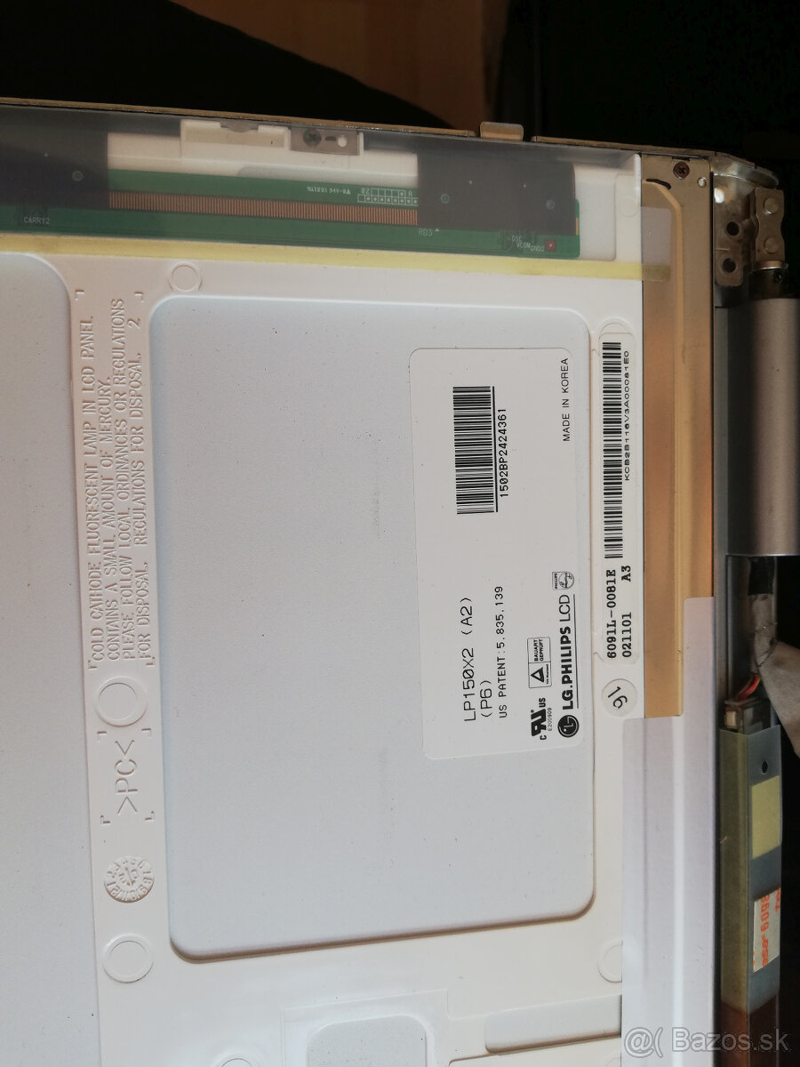 15" LCD displej, 1024(RGB)×768 , XGA, 20 pin, matte - 3