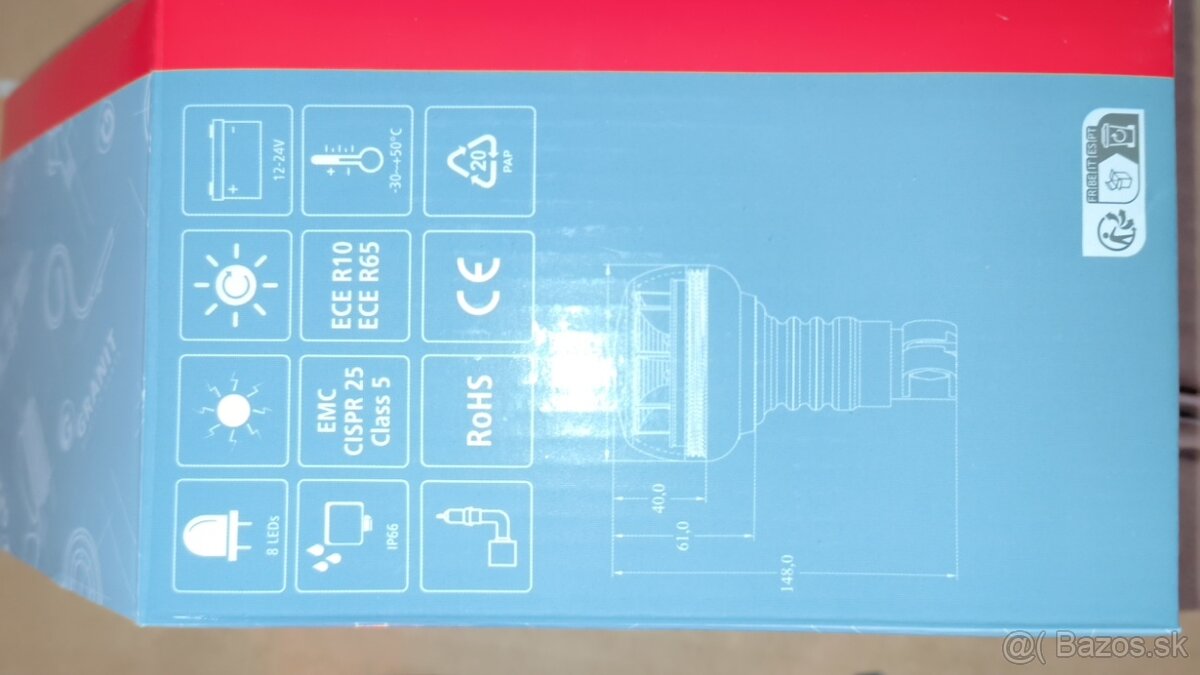 Maják 12-24V LED 3 typy blikania - 3