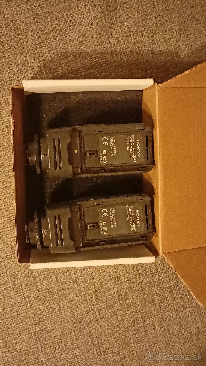 Sony videoblesk / dvojreflektorové svetlo – 2 ks - 3