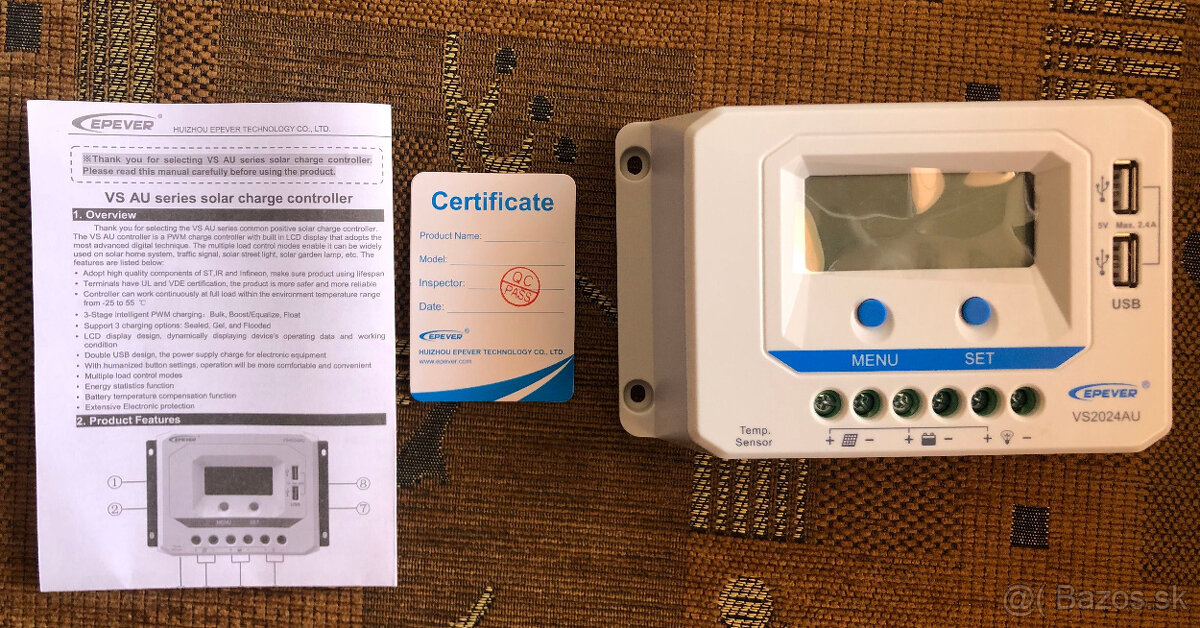 Solárny regulátor EPEVER VS6024AU 60A - 3