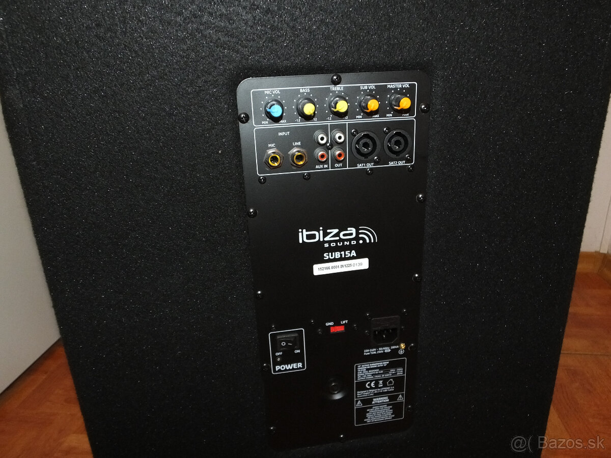 Subwofer aktívny 15´´ - 800W - 3