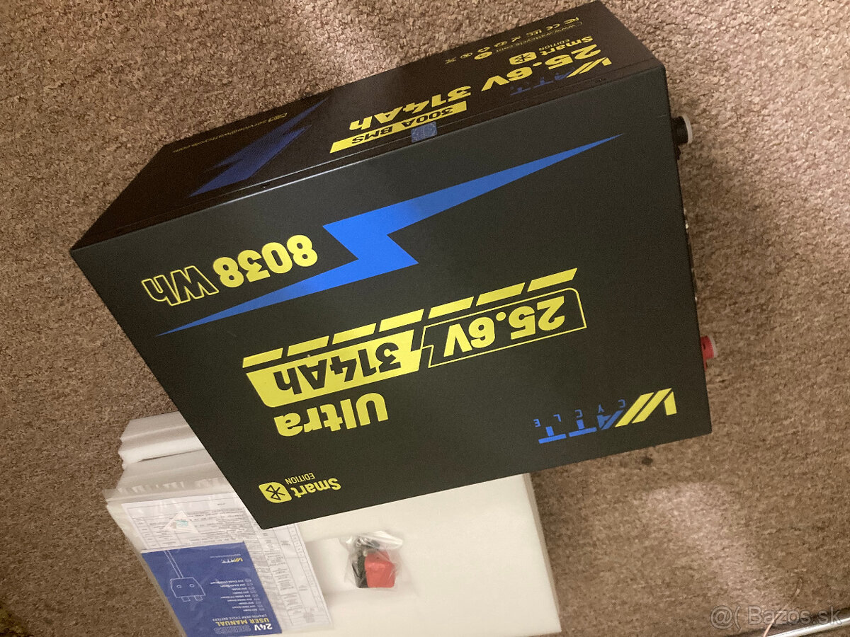 Nová LiFePo4 24v batéria Wattcycle (25.6v 314 Ah) - 3