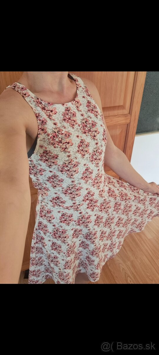 Retro áčkové nové šaty S - 3