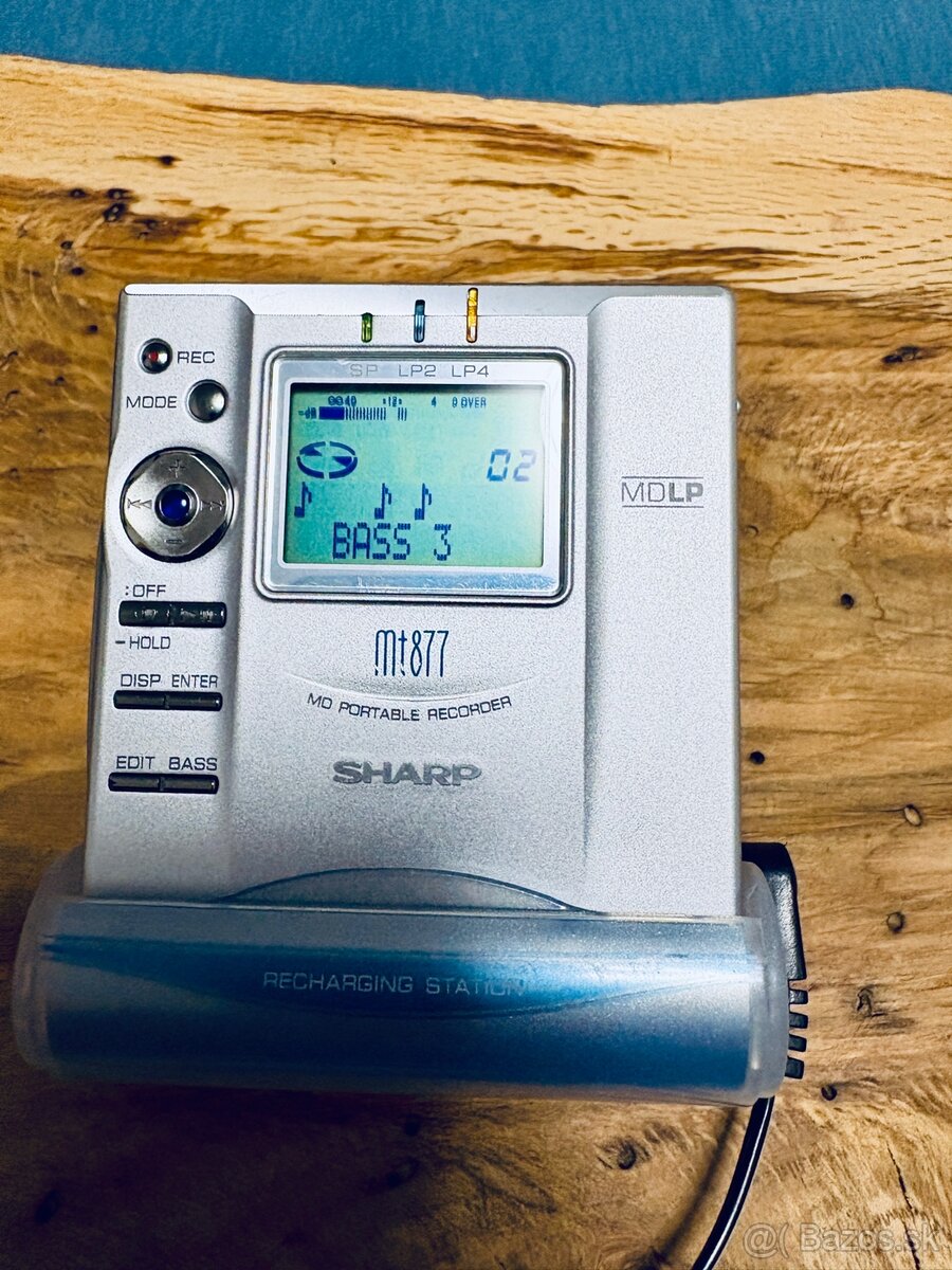 MiniDisc prehrávač/rekordér SHARP MD-MT877H(S) - 3