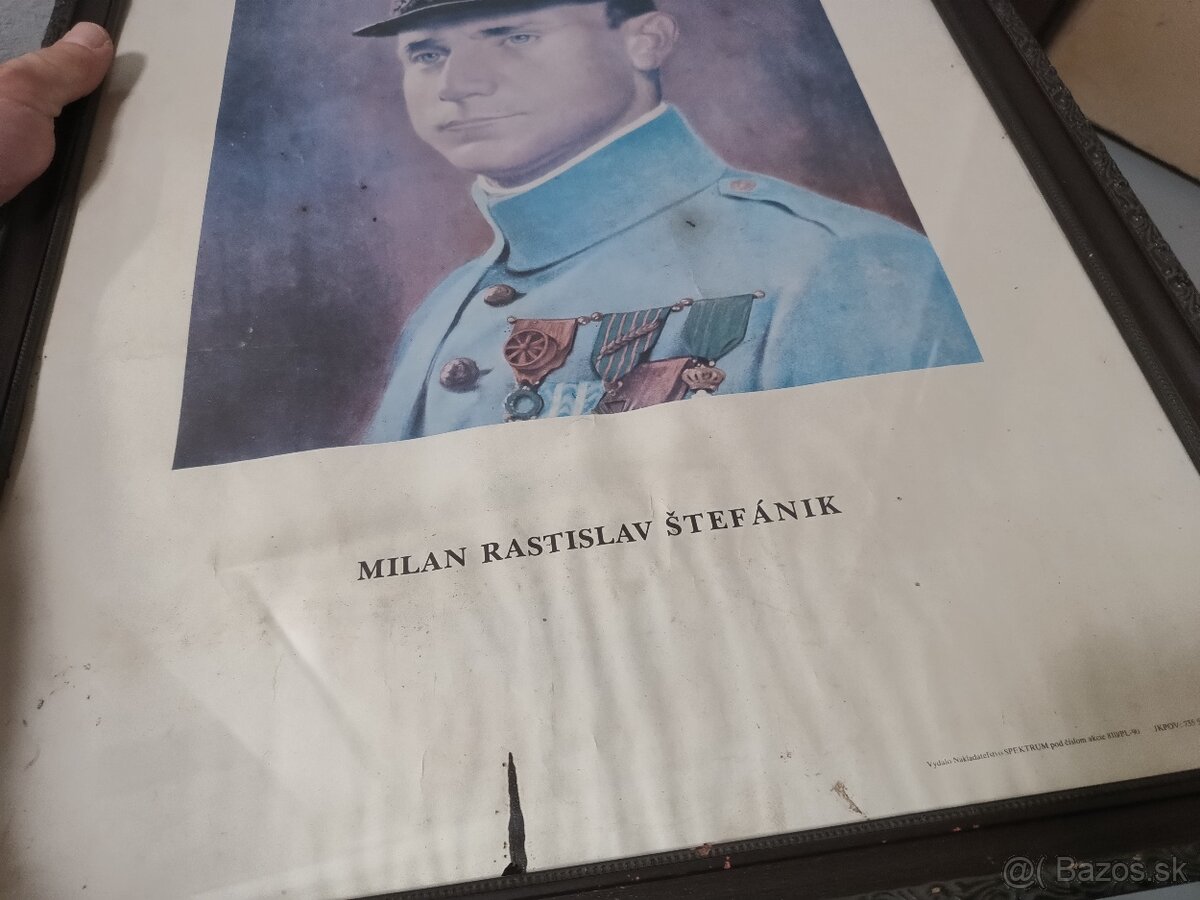 obraz portrét generál M.R. Štefánik - 3
