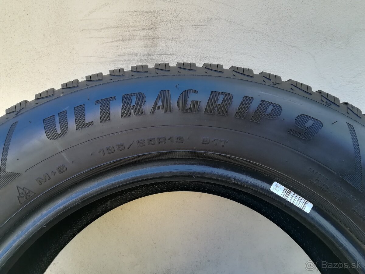 Zimné pneumatiky 195/65 R15 Goodyear sada - 3