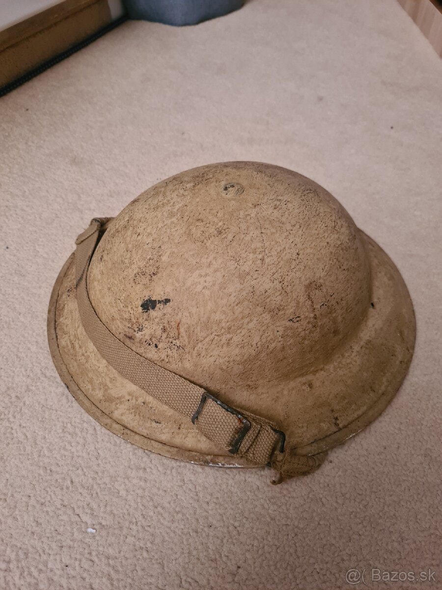 Britská Helma, WW2, Vojenské, Militárie, Afrikakorps
- 3