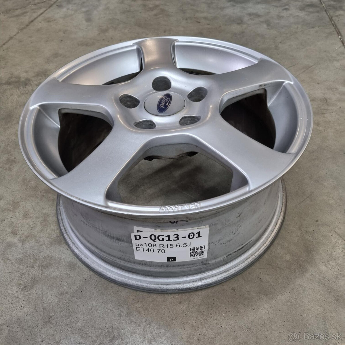 Hliníkové disky 5x108 R15 6,5J ET40 - 3