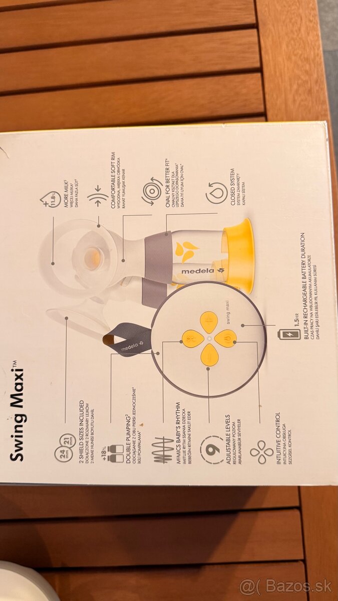 Medela Swing Maxi NEW + Medela Hands-free pás - 3