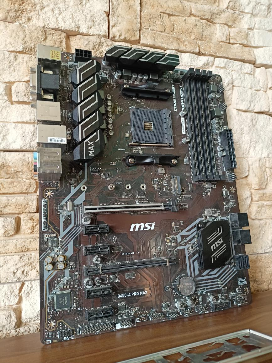 Herná doska MSI B450-A PRO MAX | Socket AM4 - 3