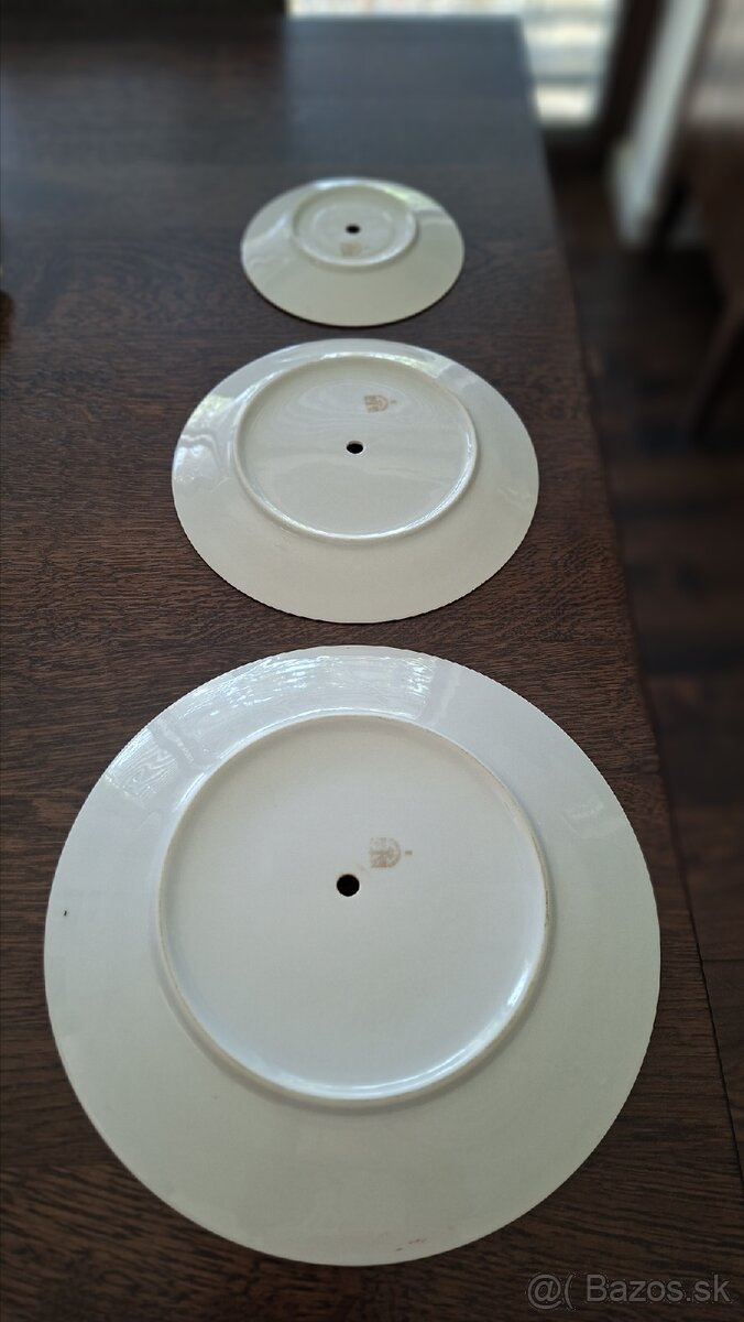 3-poschodový porcelánový etážer - 3