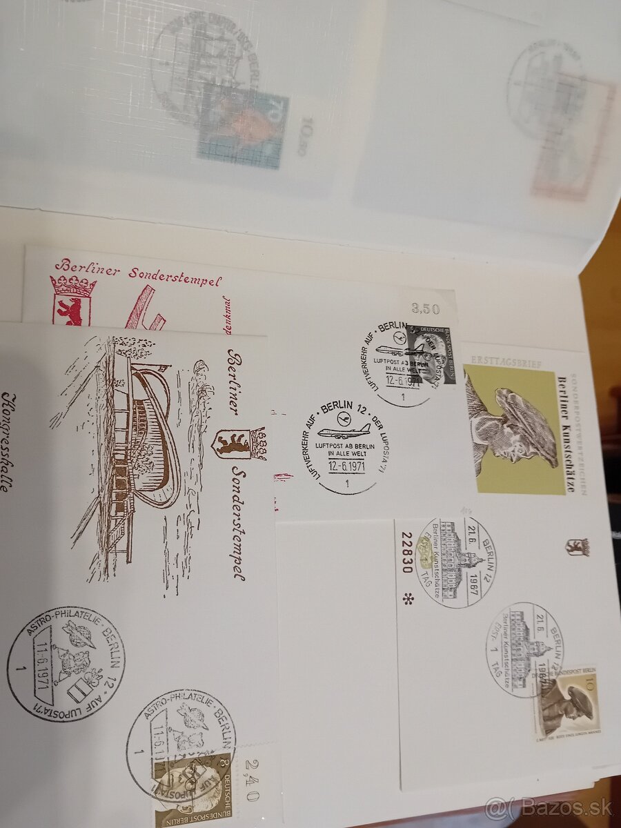Známky FDC obalky Bundespost Berlín - 3