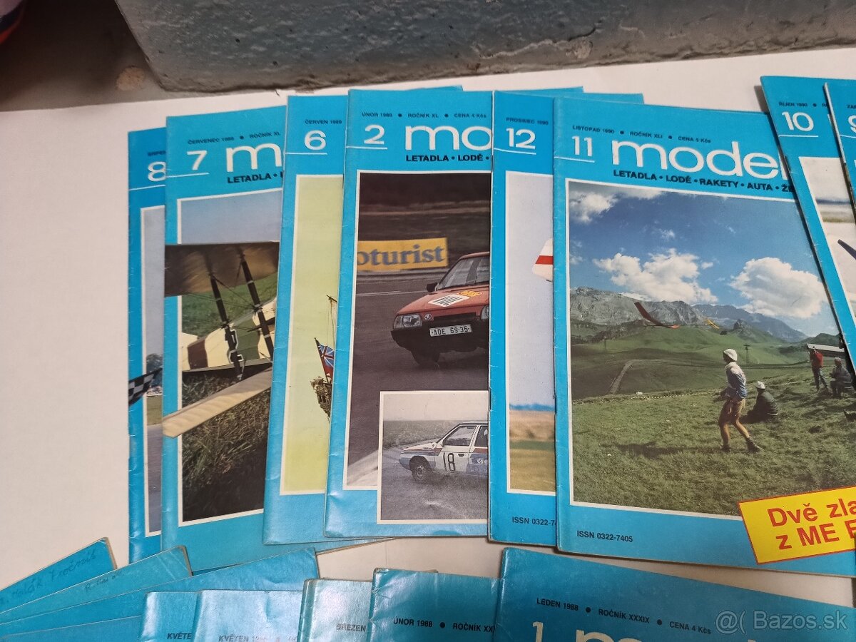 časopis Modelár 1979-1991, 58 čísiel - 3