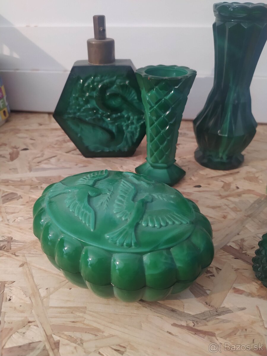 Malachitové sklo - 3