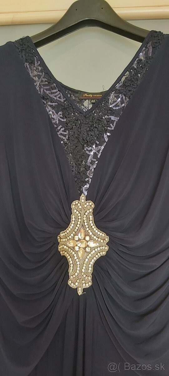 Plesove satu tmavomodre 46 elasticke - 3