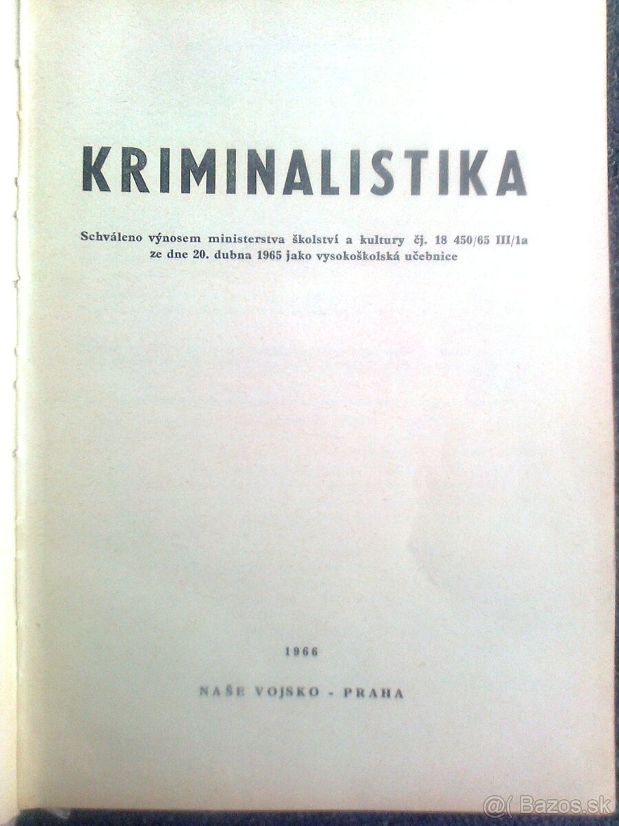 Kriminalistická - 3