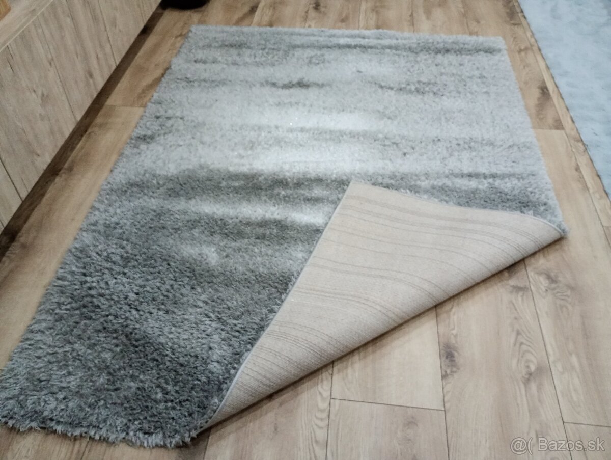 Koberec 160x220 striebro - sivý - 3