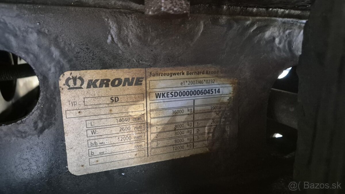 Prodám KRONE SD COOL LINER - MULTITEMP mrazírenský - 3