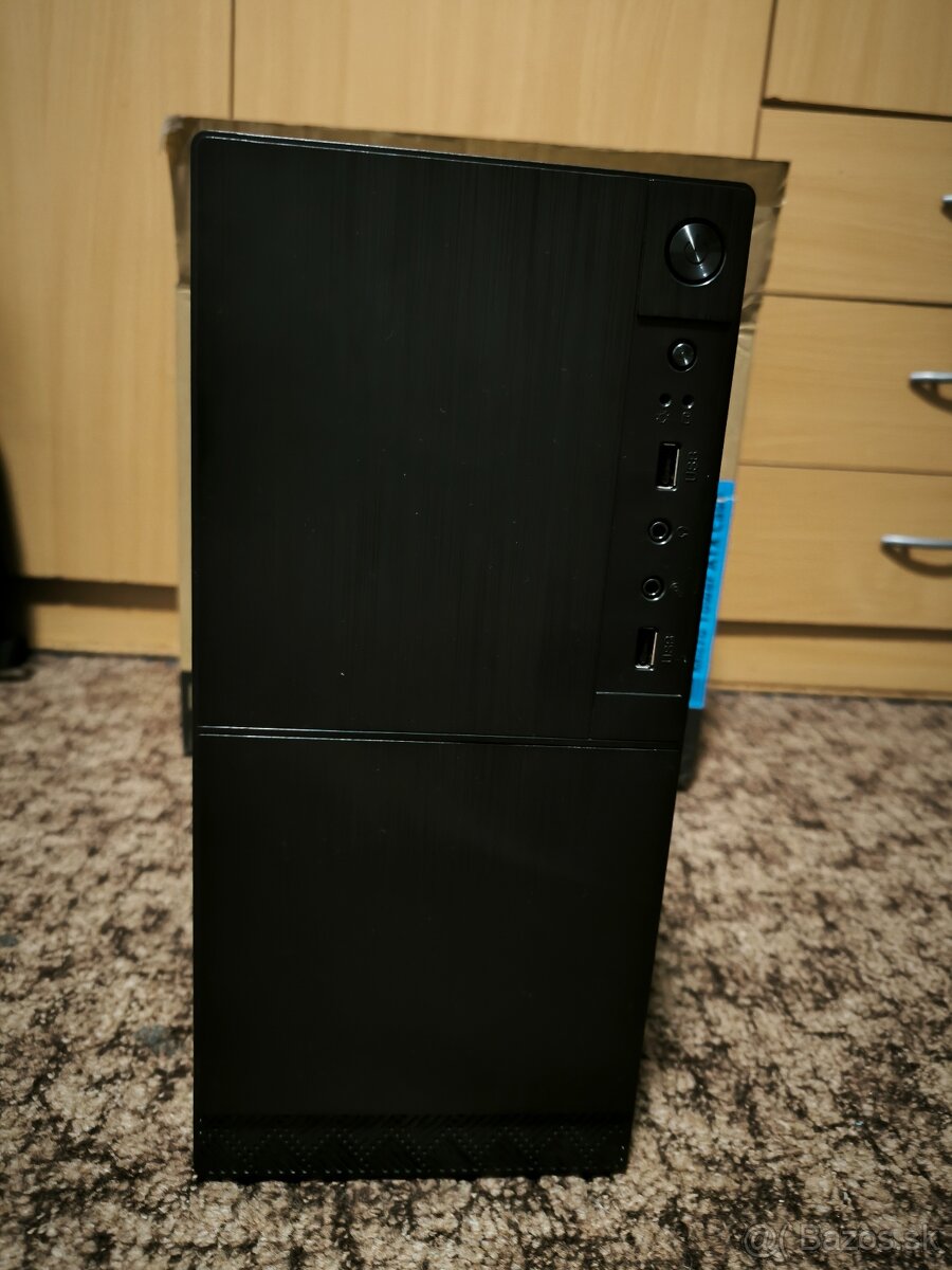 PC skriňa Micro Tower ATX AkygaAK35BK + vetrák Arctic P8 PWM - 3