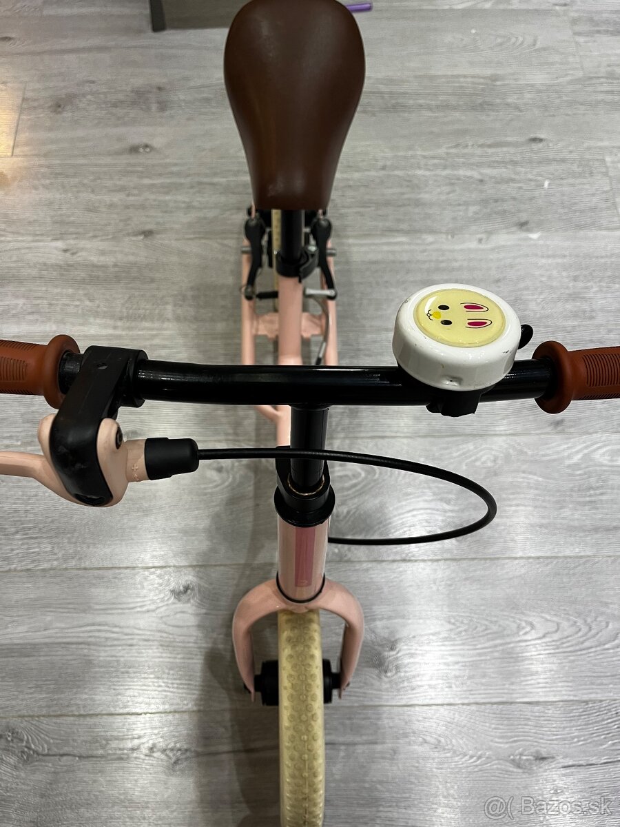 BTWIN Detské odrážadlo RunRide 500 10" ružovo-béžové - 3