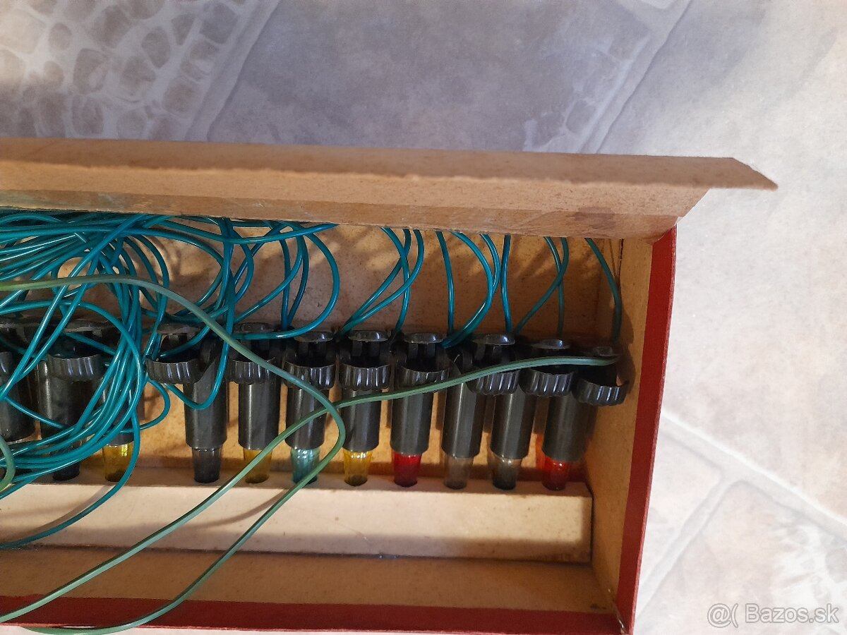 Staré retro vianočnè osvetlenie - 3